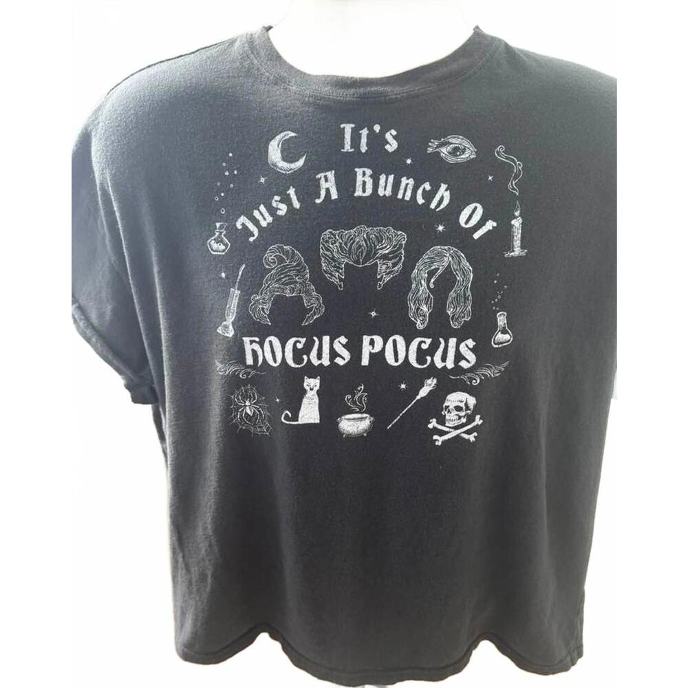 DISNEY HOCUS POCUS WOMENS 2XL T SHIRT GRAY